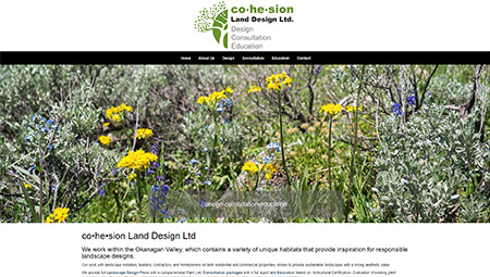 Cohesion Land Design is a landscape design firm located in Kelowna and serving many locations throughout the Okanagan Valley.