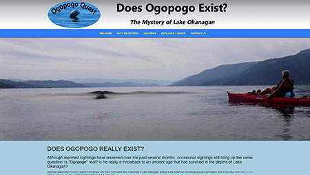 The Legend Hunters -following Ogopogo sightings in the Okanagan Valley since 2000
