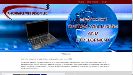 www.affordablewebdesign.ca is our main website - Affordable Web Design Ltd serves any location within North America.