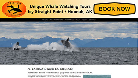 Alaska Whales & Drone Tours, Hoonah, Alaska.